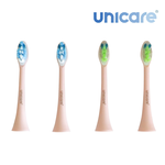 Unicare® Sonic Electric Toothbrush Original Replacement Brush Heads (4-Pack), , large