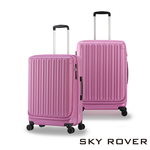 【PANTHEON PLAZA】展示品限量出清 SKY ROVER CRYSTAL 19 24 27吋 璀璨晶鑽 前開式可擴充拉鍊硬殼行李箱 SRI-1808SF 七色可選, , large