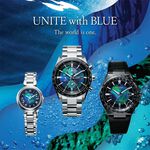 ∣ ∣CITIZEN星辰 千彩之海UNITE withBLUE XC 鈦 光動能電波萬年曆女錶ES9460-61L, , large