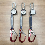 WIN五金 台灣製造FKS BOST SRL-2.0M(單顆) 織帶高空作業防墜器 通過認證CE EN 織帶防墜器 安全帶 捲吊防墜器 防墬器, , large