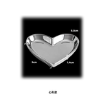 【A&R】創意輕奢香氛蠟燭盤 - 心形銀色款, , large