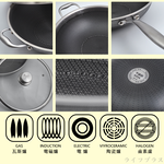 瑪露塔316不鏽鋼陶晶三代不沾平底鍋-34cm-單柄-1支, , large