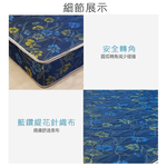 Second generation Japanese blue diamond mat hard spring mattress 3.5 feet, , large