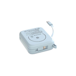 【sansuijibau】COZY H20 SSB Mini Solid Magnetic Power Bank (Carry-on Approved) 10000mAh - Black, , large