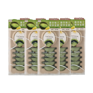 【Hair recipe髮的食譜】綠茶柚子精華髮膜 12mlX6 5盒(共30顆)
