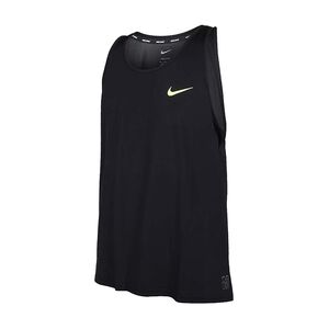 NIKE BLOCK SWOOSH成人男性無袖背心 健身 訓練 戶外運動 簡約 素色 吸汗 乾爽 透氣 快乾 彈性 黑