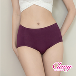 【Clany可蘭霓】竹碳天絲棉抑菌中腰內褲M-XL 紫色 2220-95, , large