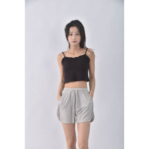 (S) 【粿粿私服】高腰灰色短褲二手衣