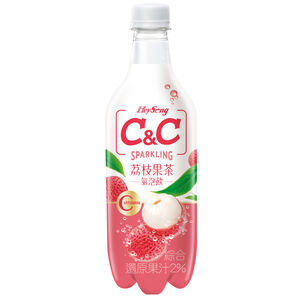 黑松CC氣泡飲荔枝果茶口味 500ml