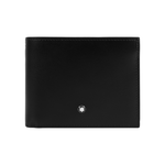 MONT BLANC Meisterstuck 大班系列6+2多卡式對開短夾(黑色), , large