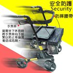 金德恩 GS MALL 台灣製造 頂級款輕量鋁合金雙煞助行器 助步器 輔助椅 摺疊收納輪椅 助行器 輪椅 殘障輪椅 醫療 保健, , large