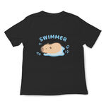 JZ TEE Capybara-Swimming Graphic Tee, , large