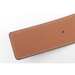 TORY BURCH Miller 素面皮革寬3.8cm雙面可用皮帶XS/黑色/焦糖色, , large
