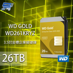 昌運監視器 WD金標 WD261KRYZ 26TB 3.5吋企業級硬碟, , large