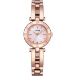 CITIZEN 星辰 Wicca 廣告款 台灣限定款 太陽能女錶-玫瑰金x粉/24mm KP2-621-93, , large