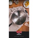 【美國MotherGoose 鵝媽媽】高純鈦鍋99.94%物理性不沾鍋IH導磁炒鍋30cm 鈦鍋 鈦金鍋 鈦炒鍋, , large