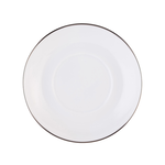 LEGLE-Mil Shaped Cup and Saucer with Silver Rimming, , large