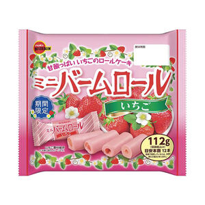 北日本 草莓味蛋糕捲 107g【Mia C'bon Only】