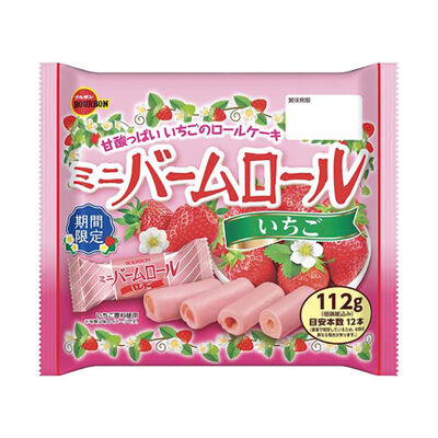 北日本 草莓味蛋糕捲 107g【Mia C&apos;bon Only】