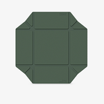 FoldiBox 2 Series Ｍ Fern Green and Clear Lid, 山蕨綠, large