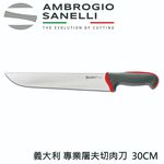 蓋瑞廚物【SANELLI 義大利製 TECNA 止滑 專業屠夫切肉刀 26 30cm 】屠夫刀 肉刀 屠刀 牛肉刀, , large