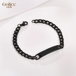 【Gulicc】古莉可 手鍊 歐美NK男士鈦鋼灣牌手鍊, , large
