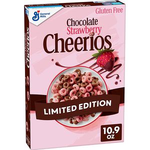 Cheerios chocolate  strawberry cereal