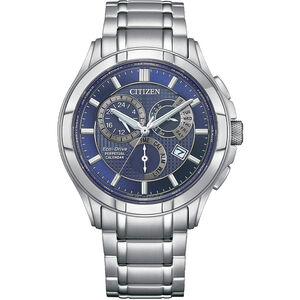 CITIZEN 星辰 光動能萬年曆手錶-42mm BL8160-58L
