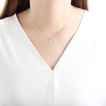 【Angel & Me】Lucky Whale tail s925 sterling silver necklace birthday gift, , large