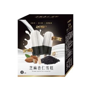Sesame apricot ice cream bar