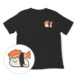 JZ TEE Cat - Shrimp Sushi Graphic Tee, , large