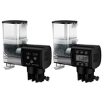 Smart Fish Tank Automatic Feeder/3-Level Feeding AF-250B Stackable Compartment (Battery Included), , large