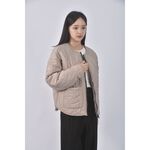 (XL) net印紋棕色外套二手衣, , large