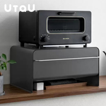 【UtaU】Japan-Designed Stylish Drawer-Type Storage Cabinet, Large (Magnetic Storage / Toaster Storage / Appliance Storage / Drawer Design) – Twilight Gray, , large