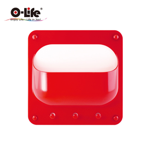 【O-Life】Magnetic wall-mounted storage E style red