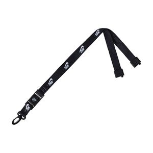 NIKE CLUB 標準掛繩 證件套繩 證件帶 手機掛繩 頸帶 頸掛繩 簡約 輕量 耐用 防撕裂 安全後扣 多功能 黑