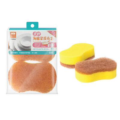 百研/柔軟海綿菜瓜布2入