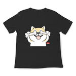 JZ TEE Cat & Shiba Inu-I Don't Look Unisex Tee, , large