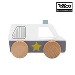 官方直營【Tryco】木質小車-警察車(同款任選購買2個以上出貨), , large