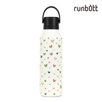 【runbott】Mii 輕量陶瓷保溫瓶600ml_彩虹愛心_贈圓筒包裝盒, , large