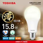 【TOSHIBA 東芝】60入原廠箱裝 澪系列 LED燈泡 15.8W 3年保固 高流明 節能標章(自然色), , large