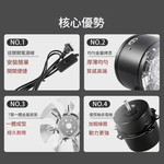 110V Exhaust Fan - Black 6-inch + 1.5m Power Cord (with Switch), , large