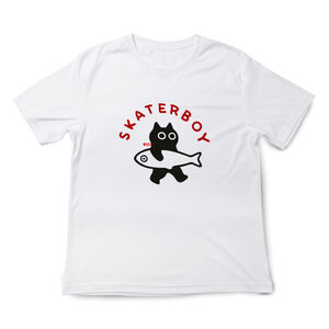 JZ TEE Black Cat-Skateboard Graphic Tee