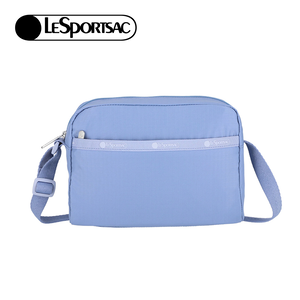 Lesportsac 拉鍊斜背包 側背包 通勤隨身包 送禮 禮物 女包 L252-2434PB-RA18(雲霧藍)