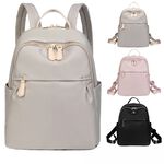 SPRING-尼龍後背包韓版百搭後背包大容量學生後背包旅行後背包-多色, , large