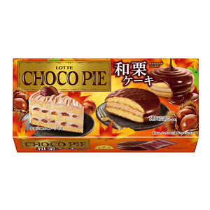 LOTTE Choco Pie Japanese chestnut cake
