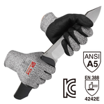 【Panrico 百利世】Cut A5 防割防滑觸控手套(韓國製造/防切割手套/觸控手套) L號, , large