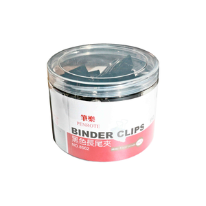 【PENROTE 筆樂】8562 #2黑色長尾夾