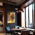 【御畫房】綻放 國家一級畫師手繪油畫60×90cm(VF-28), , large