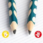 【德國天鵝STABILO】EASYgraph 人體工學思筆樂洞洞鉛筆-2支入左手HB淺藍(STB-49825-5), , large